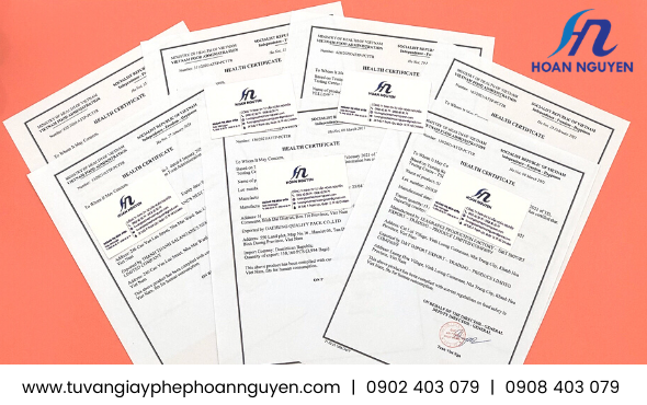 Giấy chứng nhận y tế Health Certificate sản phẩm xuất khẩu Giấy chứng nhận y tế Health Certificate sản phẩm xuất khẩu