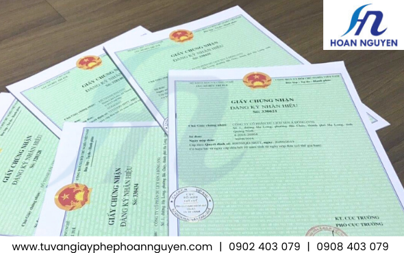 Mẫu giấy chứng nhận đăng ký nhãn hiệu