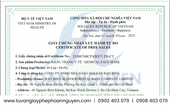 CFS - khẩu trang y tế