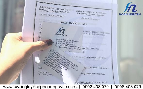 Giấy chứng nhận y tế Health Certificate xuất khẩu rượu Giấy chứng nhận y tế Health Certificate xuất khẩu rượu