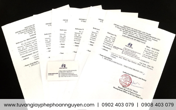 Đăng ký lưu hành tự do cfs hạt nêm xuất khẩu Đăng ký lưu hành tự do cfs hạt nêm xuất khẩu