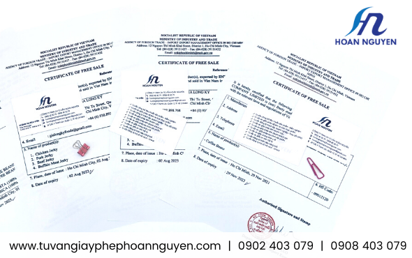 Giấy phép xuất khẩu thực phẩm - Chứng nhận lưu hành tự do hủ tiếu khô Giấy phép xuất khẩu thực phẩm - Chứng nhận lưu hành tự do hủ tiếu khô