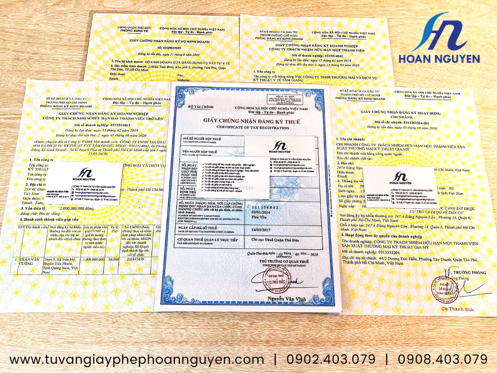 Giấy chứng nhận đăng ký kinh doanh chế biến suất ăn sẵn - Hoàn Nguyên xin cấp nhanh