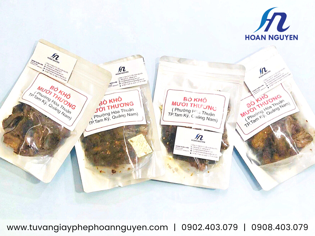 Mẫu khô bò kiểm nghiệm chất lượng làm công bố 