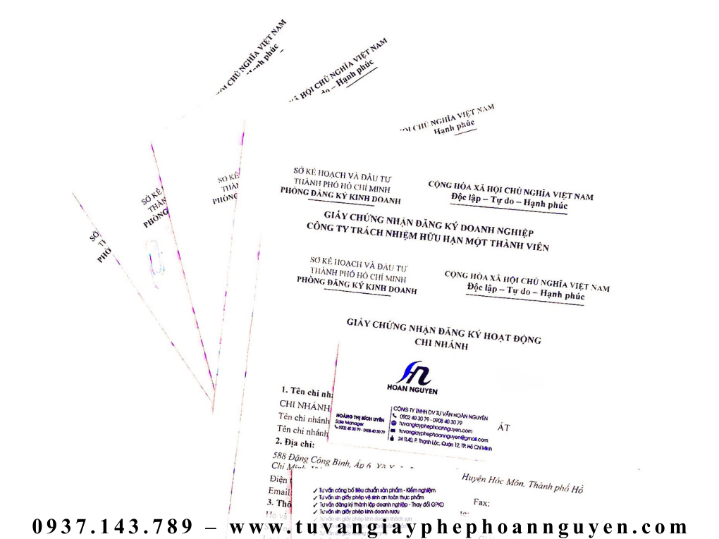 HOÀN NGUYÊN đăng ký đổi người đứng đầu chi nhánh