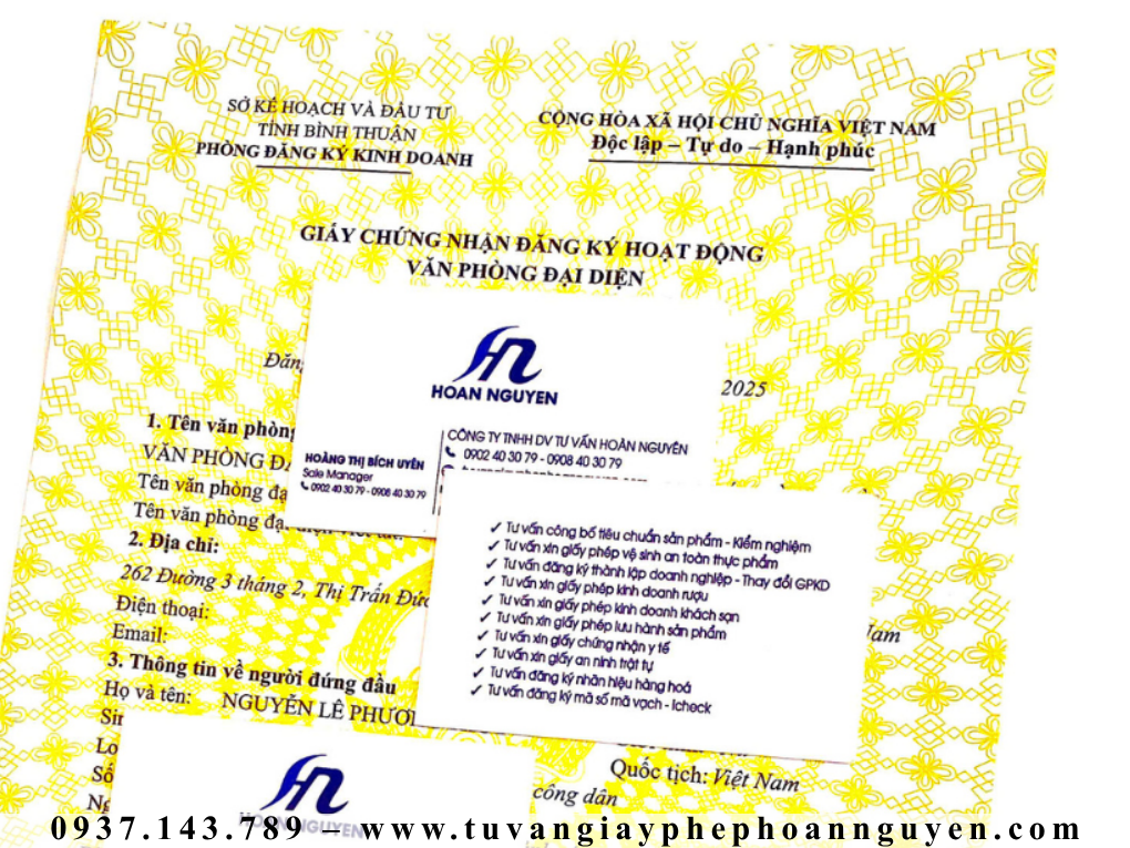 Dịch vụ thành lập văn phòng đại diện tại HOÀN NGUYÊN Dịch vụ thành lập văn phòng đại diện tại HOÀN NGUYÊN